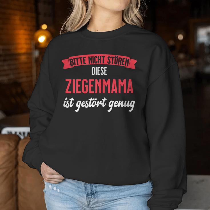 Women's Goat Mama – Disturted Enough – For Goat Owners Sweatshirt Frauen Lustige Geschenke