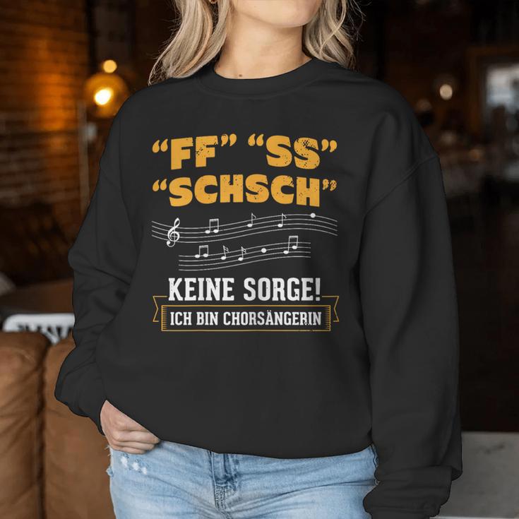 Women's Keine Sorge Chorsänger Sweatshirt Frauen Lustige Geschenke