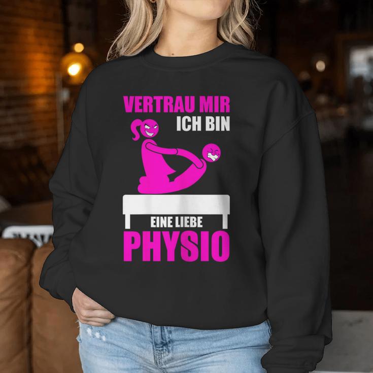 Women's Physiotherapist Saying Physiotherapy Treatment Sweatshirt Frauen Lustige Geschenke