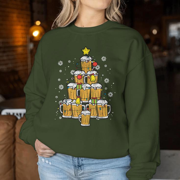 Beer Christmas Pyjamas Christmas Tree Pjs Brew Dad Men Sweatshirt Frauen Lustige Geschenke