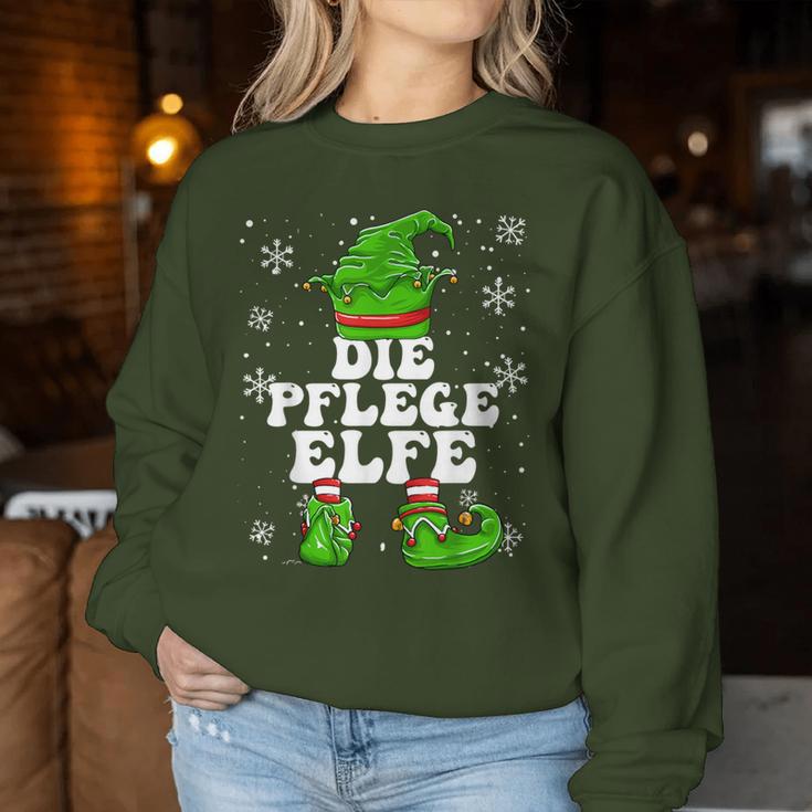 Care Elf Women's Nursing Home Elf Nurse Christmas Sweatshirt Frauen Lustige Geschenke