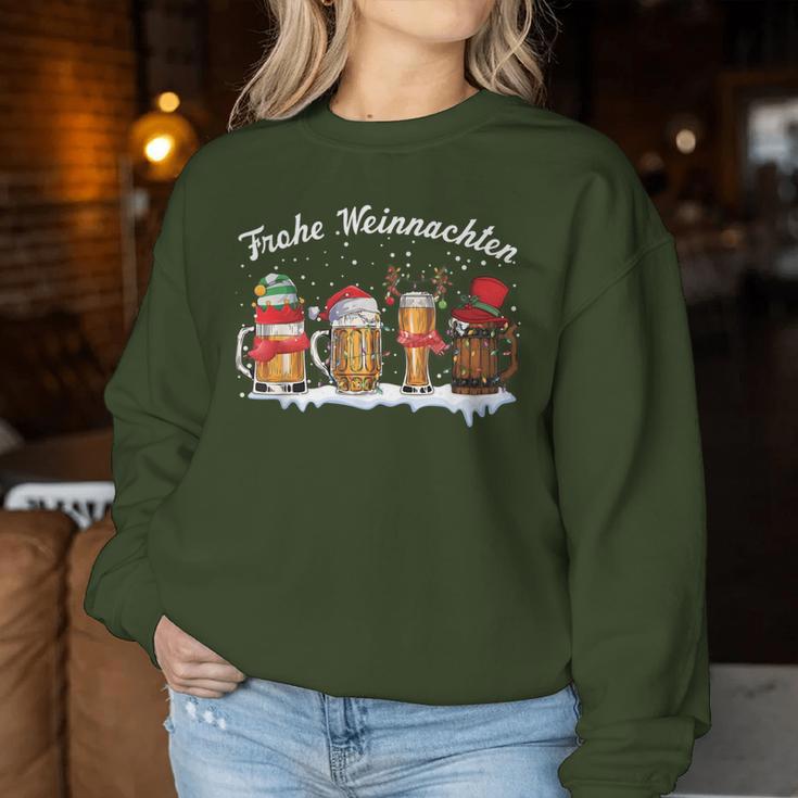 Christmas Beer Merry Christmas Sweatshirt Frauen Lustige Geschenke