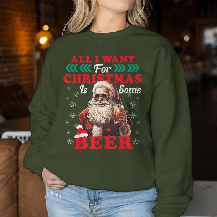 Christmas Beer Christmas Tree Sweatshirt Frauen Lustige Geschenke