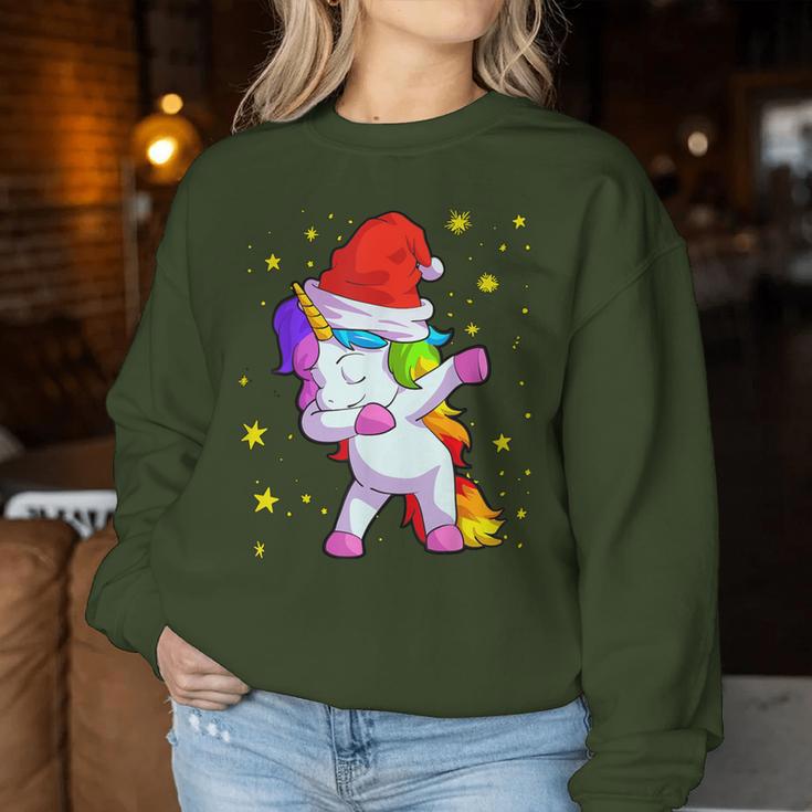 Christmas Children's Unicorn Girls Christmas Sweatshirt Frauen Lustige Geschenke