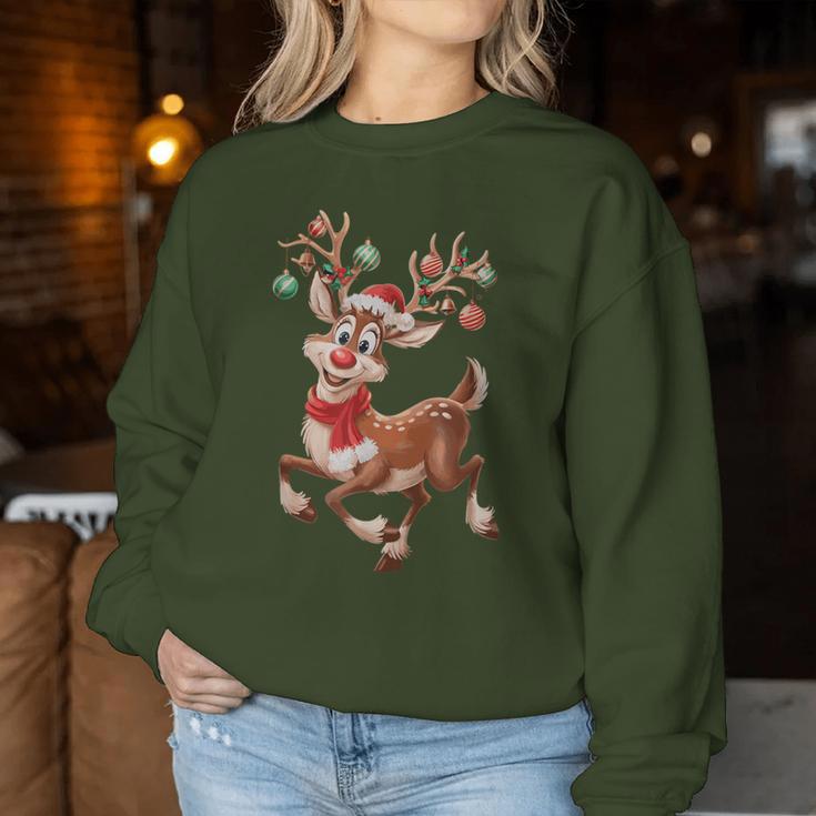 Christmas For Him Rudolf Women's & Sweatshirt Frauen Lustige Geschenke