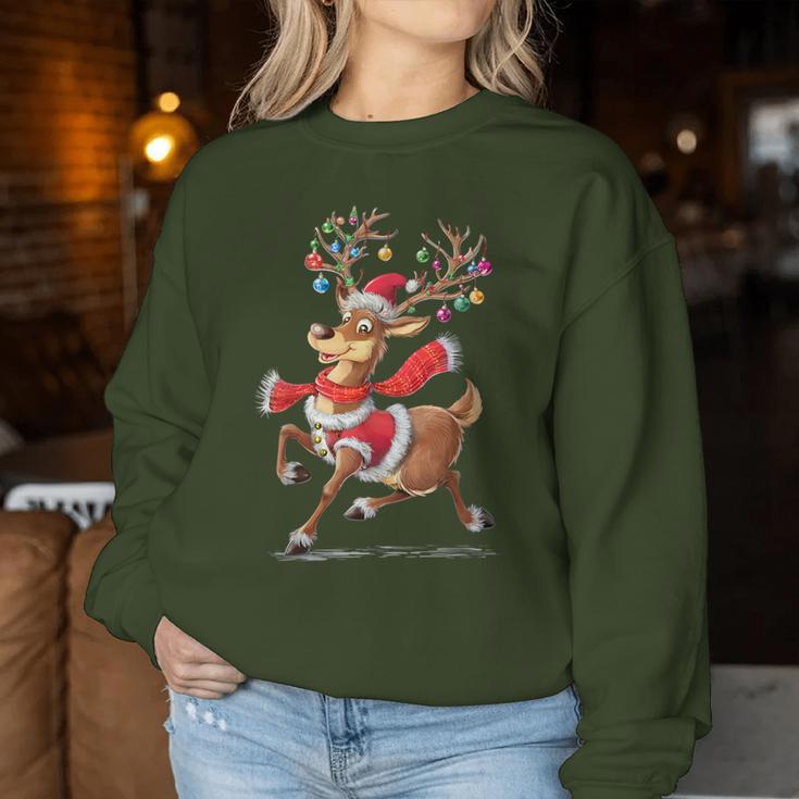 Christmas For Him Rudolf Women's & Sweatshirt Frauen Lustige Geschenke