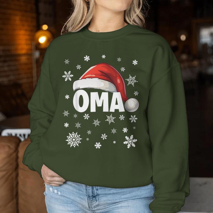 Christmas Outfit Christmas Hat Merry Christmas Grandma Sweatshirt Frauen Lustige Geschenke