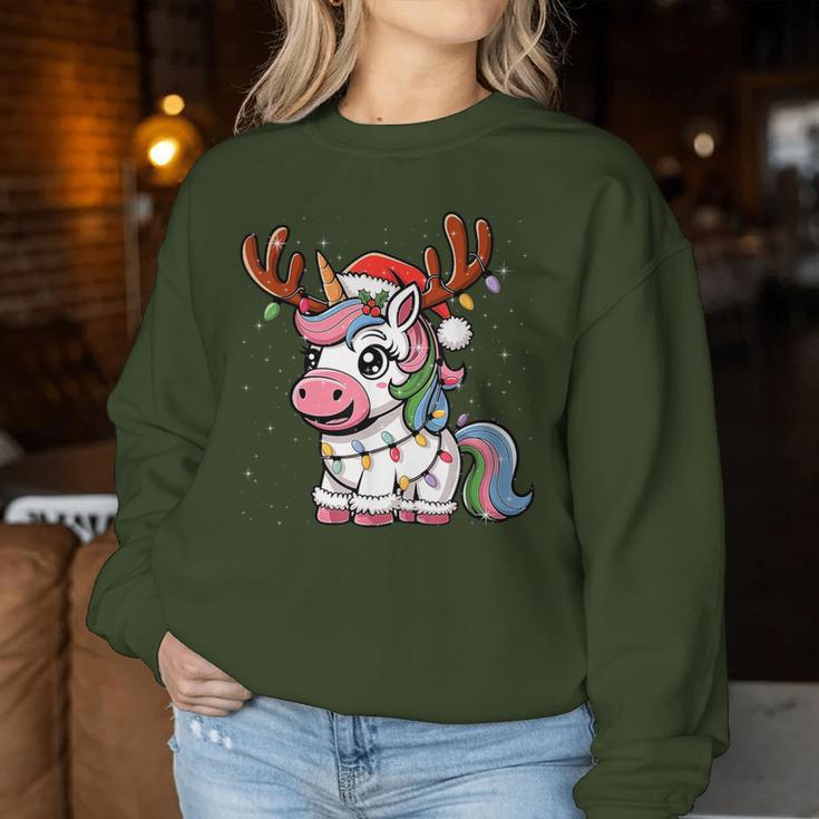 Christmas Women's Children's Unicorn Christmas Sweatshirt Frauen Lustige Geschenke