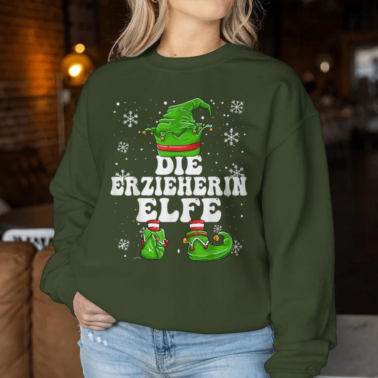 Educator Elf Women's Elf Christmas Sweatshirt Frauen Lustige Geschenke