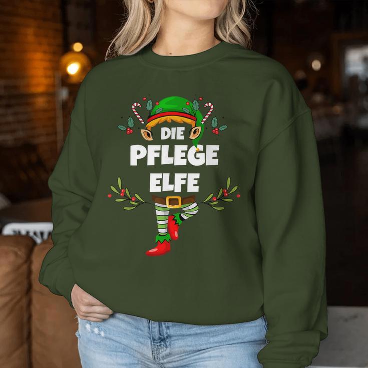 Women's Care Elf Christmas Elf Xmas Sweatshirt Frauen Lustige Geschenke