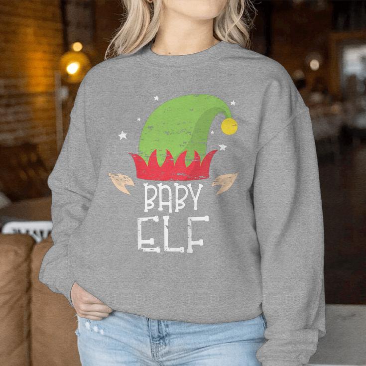 Children's Father Mother Baby Elf Family Outfit Christmas Sweatshirt Frauen Lustige Geschenke