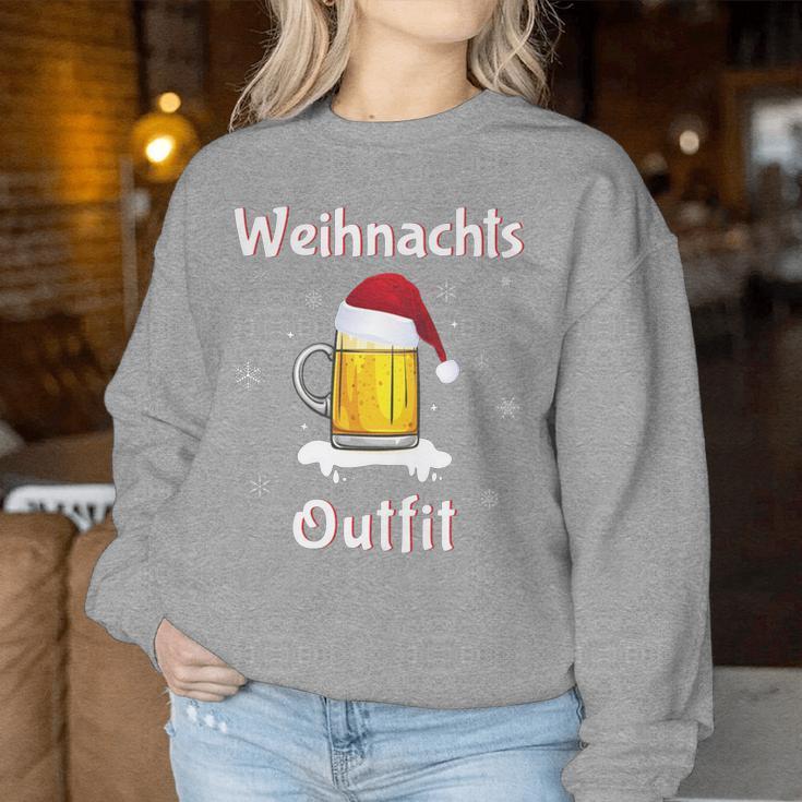 Christmas Outfit Women's Christmas Beer S Sweatshirt Frauen Lustige Geschenke