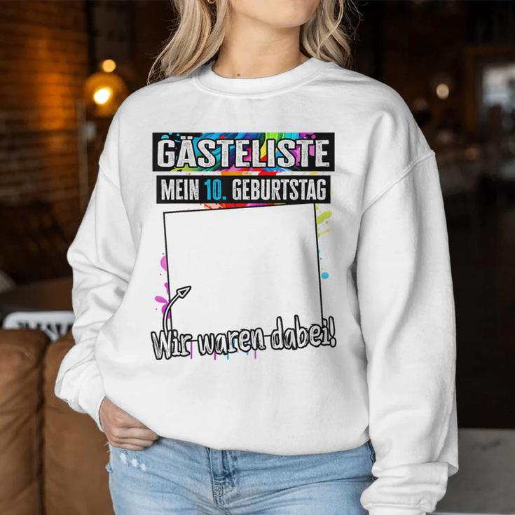 10Th Birthday Boy Girl 10 Years My 10Th Birthday Sweatshirt Frauen Lustige Geschenke