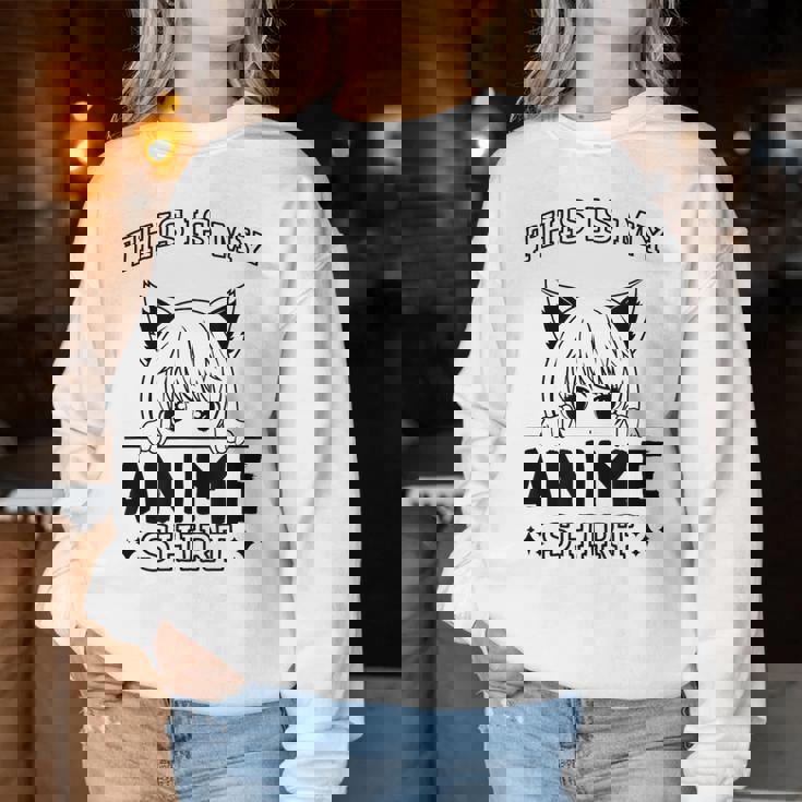 This Is My Anime Camisa Linda Kawaii Anime Merch Anime Girl Sudadera Mujer Regalos divertidos
