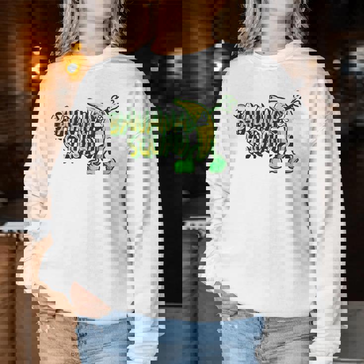 Banana Squad Lustiges Abtupfen Banana Food & Dab Sweatshirt Frauen Lustige Geschenke