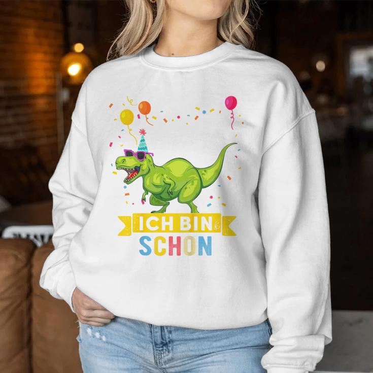 Children's 5 Years Birthday Dinosaur Boys Girls Dino Sweatshirt Frauen Lustige Geschenke