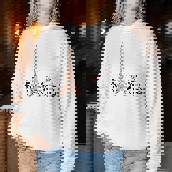 Eiffel Tower Paris Girls Guys Travel Holiday France Souvenir Women Sweatshirt Personalized Gifts