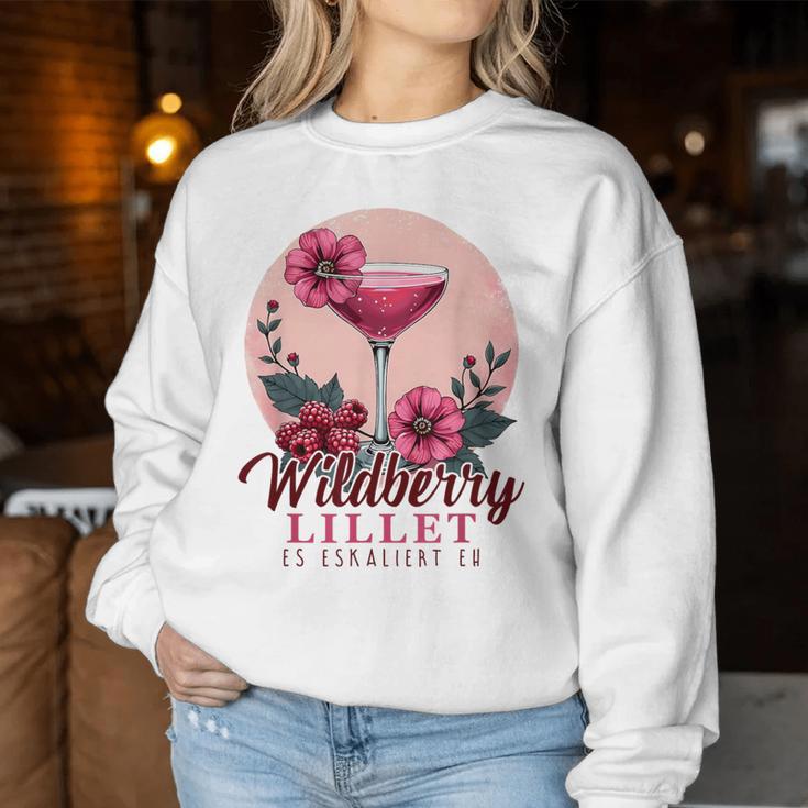 Es Escaliert Eh Summer Cocktail Party Wildberry Lillet Women's Sweatshirt Frauen Lustige Geschenke