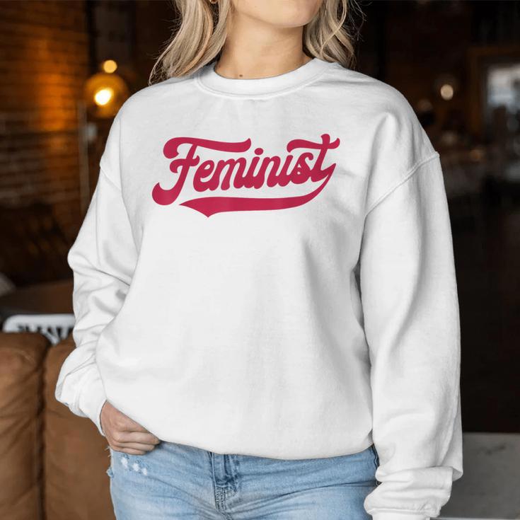 Feminist Retrointage 60S 70S Style Feminism Sweatshirt Frauen Lustige Geschenke