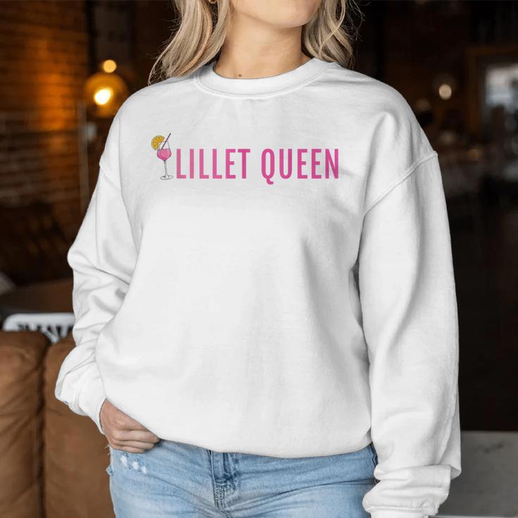 Lillet Queen Summer Alcohol Lillet Sweatshirt Frauen Lustige Geschenke