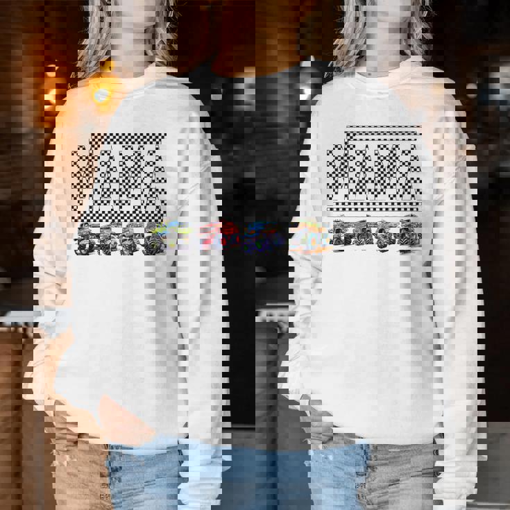 Mama Truck Mom Monster Trucks Are My Jam Truck Lovers Mother Women Sweatshirt Unique Gifts