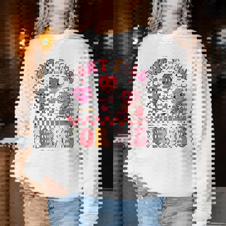 Therapy Team Physical Therapy Ot Valentine Fall Prevention Women Sweatshirt Personalized Gifts