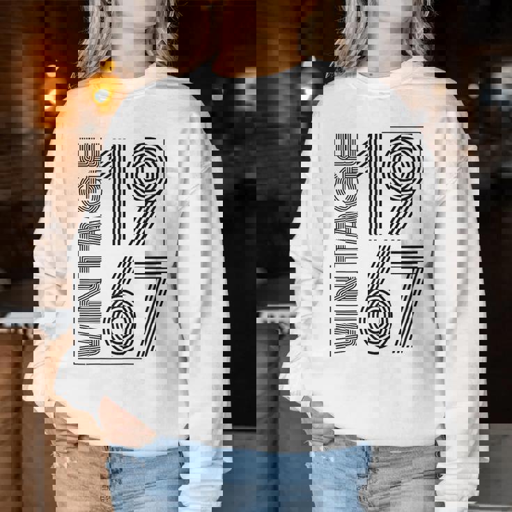 Sintage De 1967 Para Retro Divertidas Cumpleaños De 1967 Sudadera Mujer Regalos divertidos