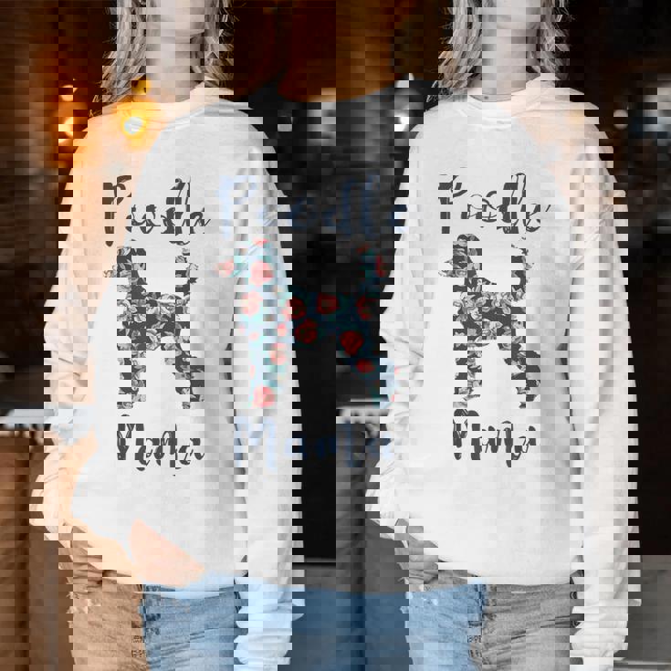 Standard Poodle Poodle Mama Dog Mom Mother Day Women Sweatshirt Personalized Gifts