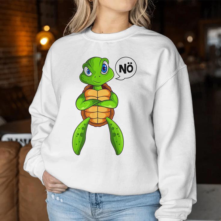 Turtle Nö Children's For Girls And Boys Green S Sweatshirt Frauen Lustige Geschenke