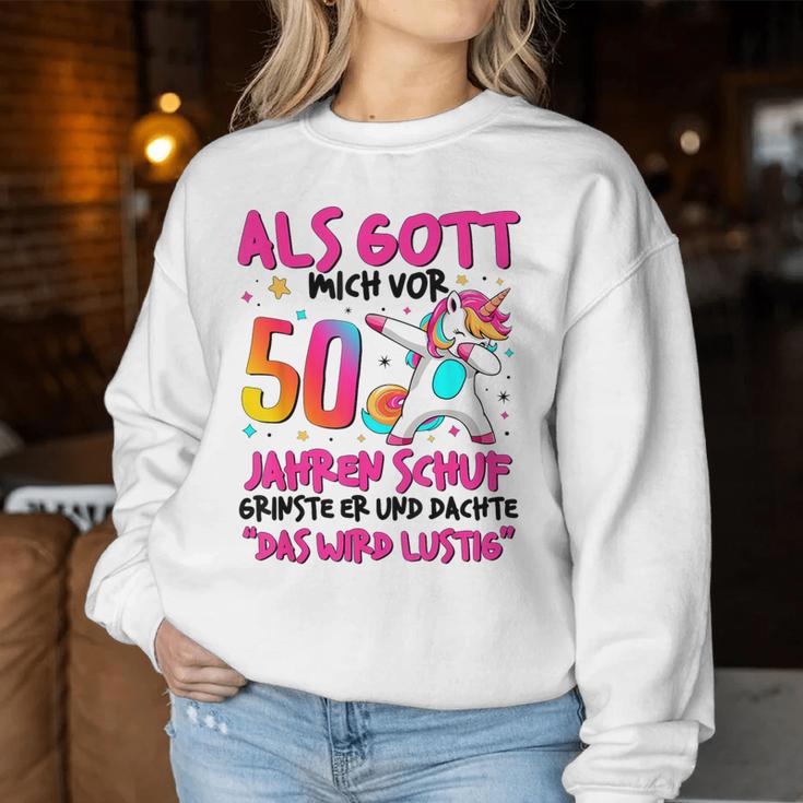 Women's 50Th Birthday 50 Years Woman 50 It Will Be Gray Sweatshirt Frauen Lustige Geschenke