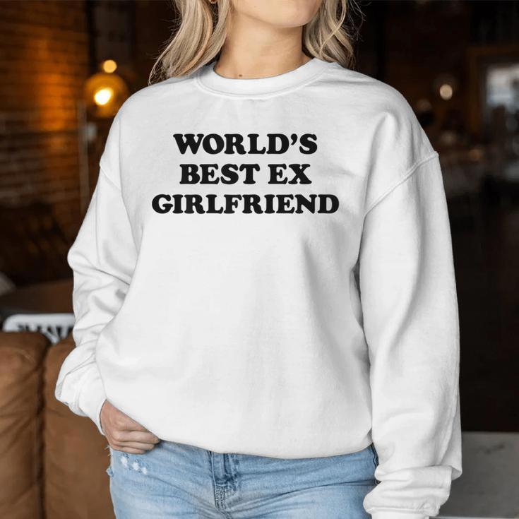 Women's The World's Best Exfrein Der Welt Sweatshirt Frauen Lustige Geschenke