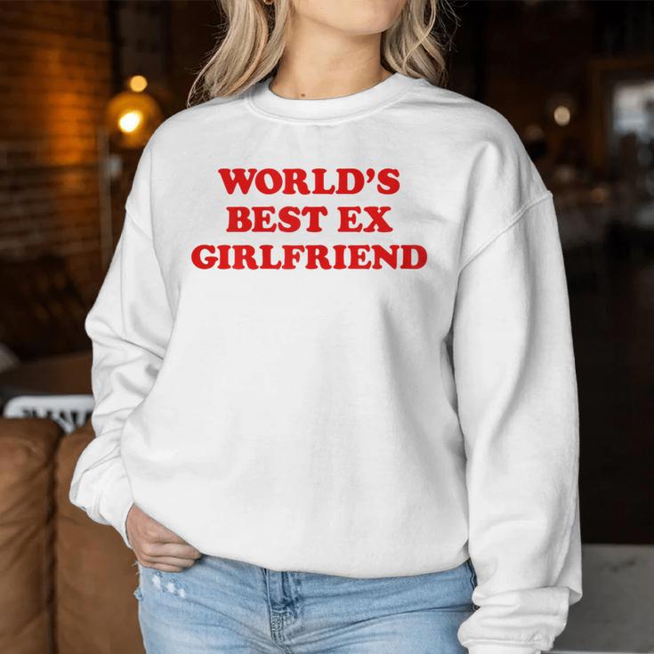 The World's Best Ex Girlfriend Sweatshirt Frauen Lustige Geschenke