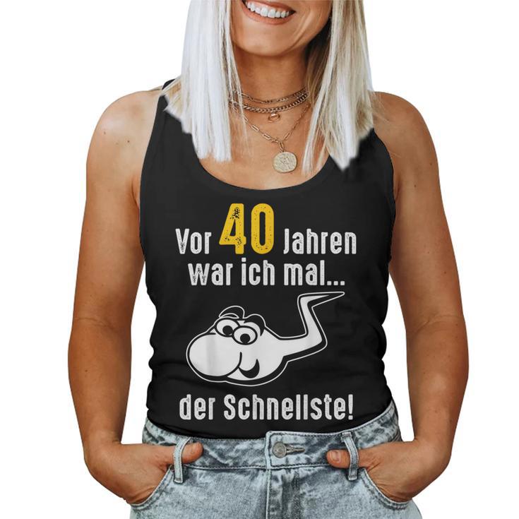 40Th Birthday Man Woman 40 Years 1984 Decorative Tank Top Frauen