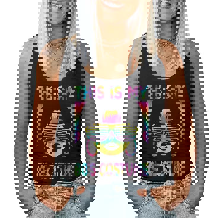 This Is My 80'S Costume 1980S 80S Outfit Disco Party Women Tank Top