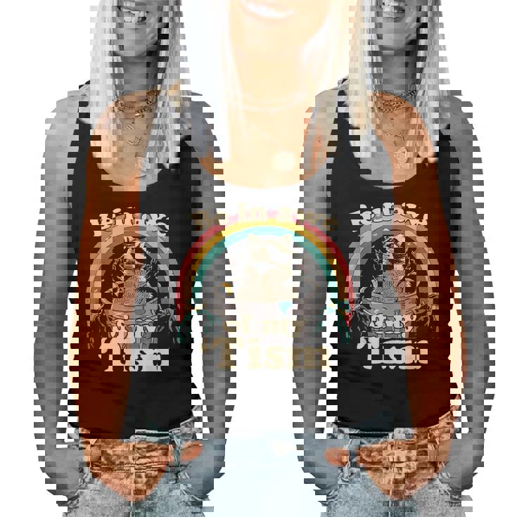Autism Be In Awe Of My 'Tism Meme Autistic Raccoon Women Tank Top