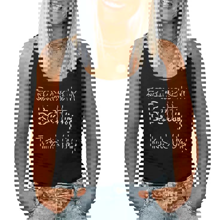 Betty Personalized Birthday Name Idea Women Tank Top
