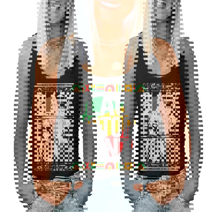 Black History Month African American Melanin Pride Women Women Tank Top