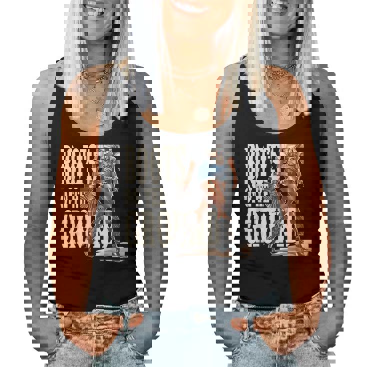 Boots On The Ground Black Cowgirl Melanin Women Women Tank Top