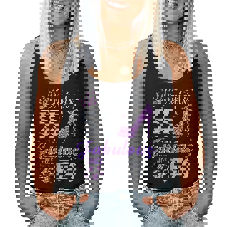 Chapter 55 Fabulous Since 1970 55Th Birthday Girl Women Tank Top