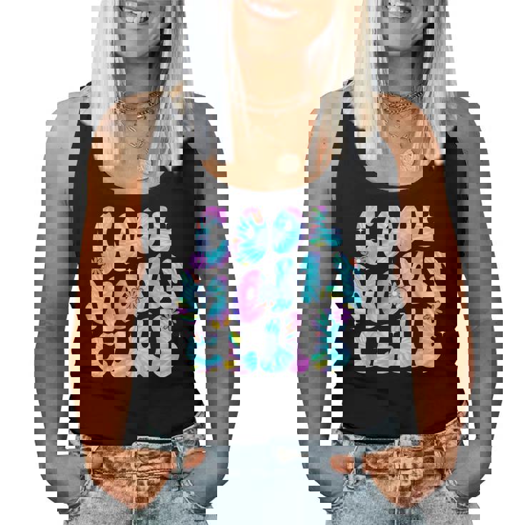 Cool Moms Club Tie Dye Mom Life Mama Happy Mother's Day Women Tank Top Cool Moms Club Tie Dye Mom Life Mama Happy Mother's Day Women Tank Top