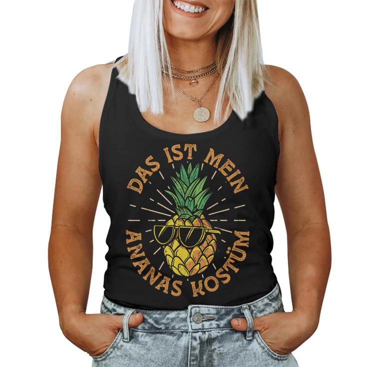 Das Ist Mein Ananas Costume Carnival Fancy Dress Fruit Fruit Tank Top Frauen