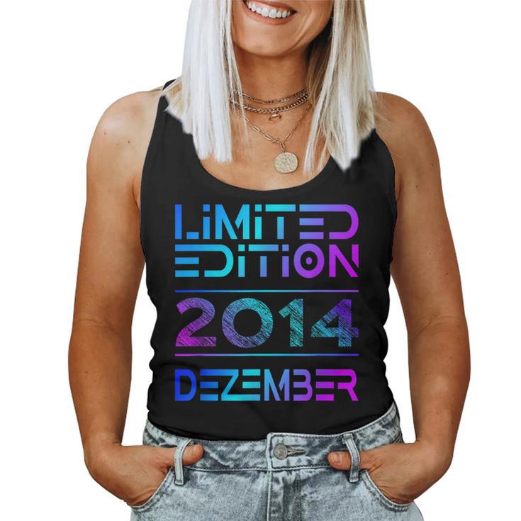 December 2014 Boy Girl 9Th Birthday Limited Edition Tank Top Frauen