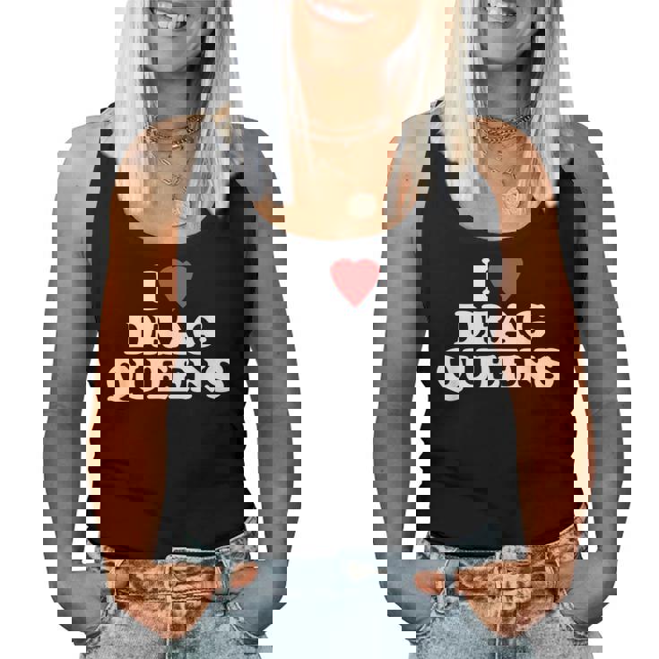Me Encanta Drag Queens -Divertido Diciendo Orgullo Gay LgbtqDrag Queen Camiseta sin mangas para mujer
