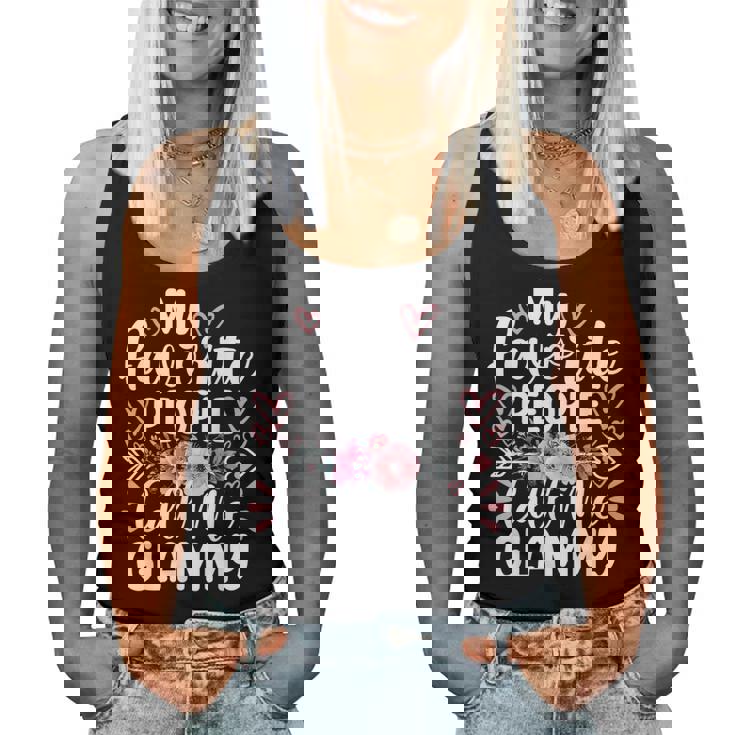 My Favorite People Call Me Glammy Mother's Day Women Tank Top