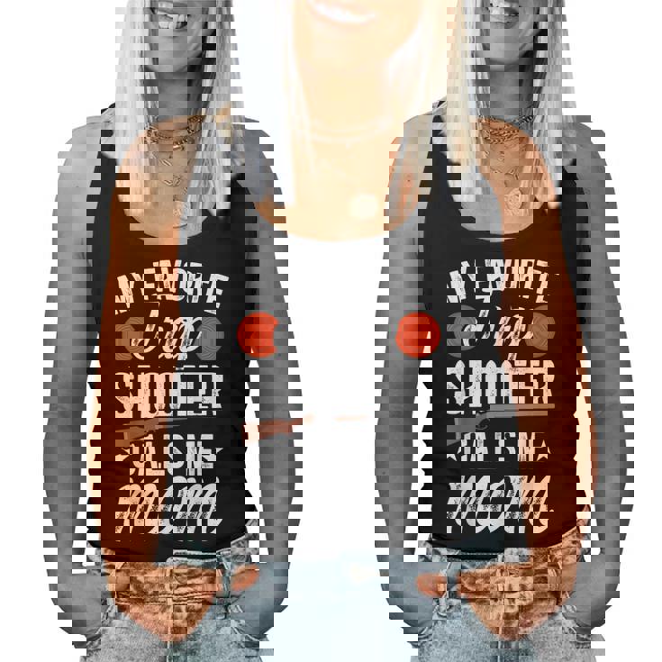 My Favorite Trap Shooter Calls Me Mom Trap Shooting Mom Women Tank Top