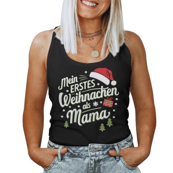 First Christmas As A Mum Tank Top Frauen