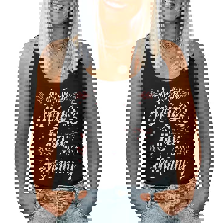 My First Mother's Day As A Mommy Mother's Day New Mom Camiseta sin mangas para mujer