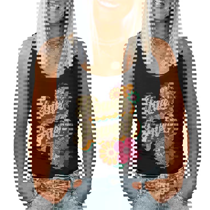 Flower Power Hippie Des Années 60 Et 70 Rétro Groovy Positive