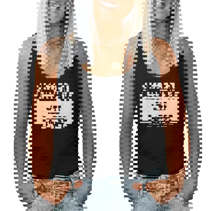 Alcohol Bar Drinking Beer Party Camiseta sin mangas para mujer