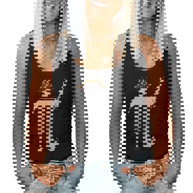 Pi Day Pi Rate Science & Math Teacher Happy Pi Day Women Tank Top